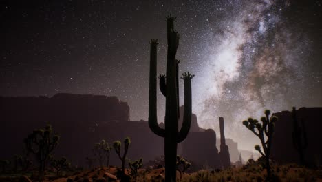 The-Milky-Way-above-the-Utah-desert,-USA